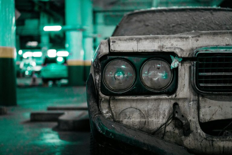 The transformative power of a new paint job on an old car